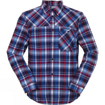 Camisa Jack Wolfskin Maitland Hombre Azules - Chile FSX370921